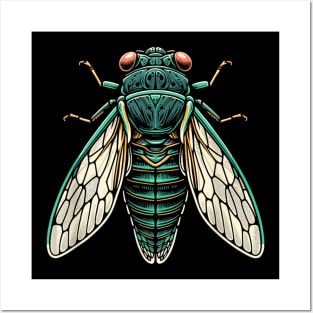 The Great Cicada Comeback Tour 2024 Insect Invasion Posters and Art